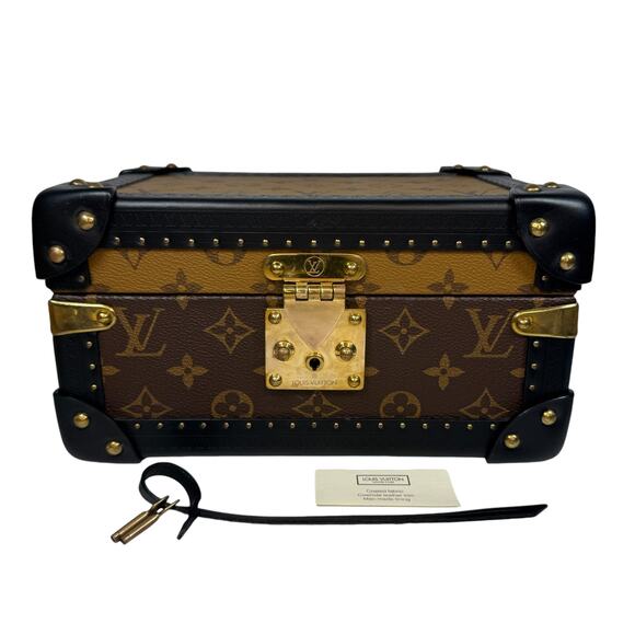 Louis Vuitton Reverse Monogram Trunk Coffret Tresor 24 box clutch case bag LV - Picture 1 of 16